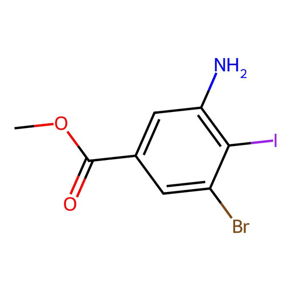 Methyl 3-amino-5-bromo-4-iodobenzoate|CS-0507525|1341291-68-6