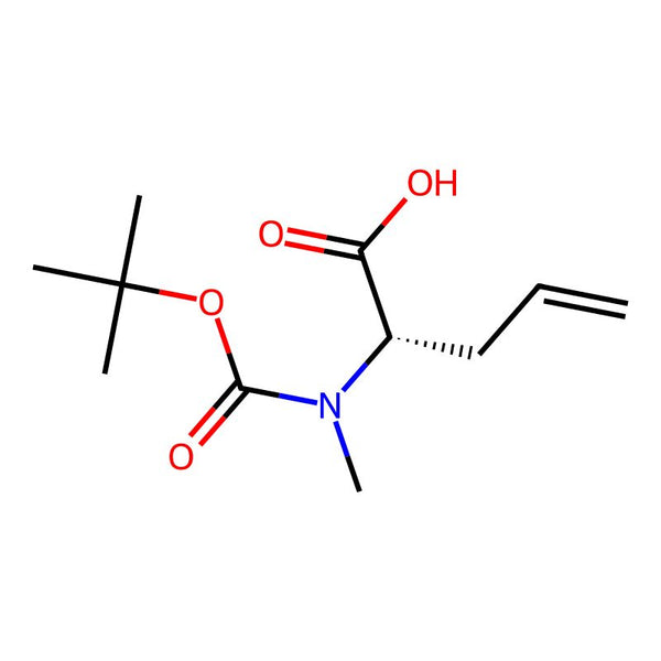 (S)-2-((tert-Butoxycarbonyl)(methyl)amino)pent-4-enoic acid,98% (stabilized with MEHQ)|CS-0101715|136092-76-7