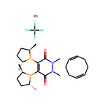 (-)-4,5-Bis[(2R,5R)-2,5-dimethylphospholanyl](1,2-dimethyl-1,2-dihydropyridazine-3,6-dione)(1,5-cyclooctadiene)rhodium(I) tetrafluoroborate, min. 95% [catASium? MNN(R)Rh]|45-0750|908128-78-9