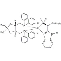 Dichloro[(4S,5S)-(+)-4,5-bis(diphenylphosphinomethyl)-2,2-dimethyl-1,3-dioxolane][(S)-(-)-2-(i-propyl)methanamine)-1H-benzimidazole]ruthenium(II), min. 95%|44-0965|1443051-97-5