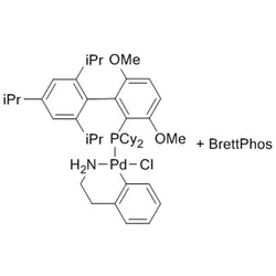 Chloro{[BrettPhos][2-(2-aminoethylphenyl]palladium(II)]}/[BrettPhos] admixture (molar PdP/P = 1:1)|46-0367