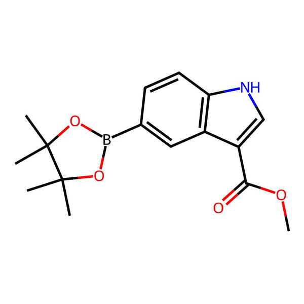 Methyl 5-(4,4,5,5-tetramethyl-1,3,2-dioxaborolan-2-yl)-1H-indole-3-carboxylate|CS-0176708|1100052-63-8