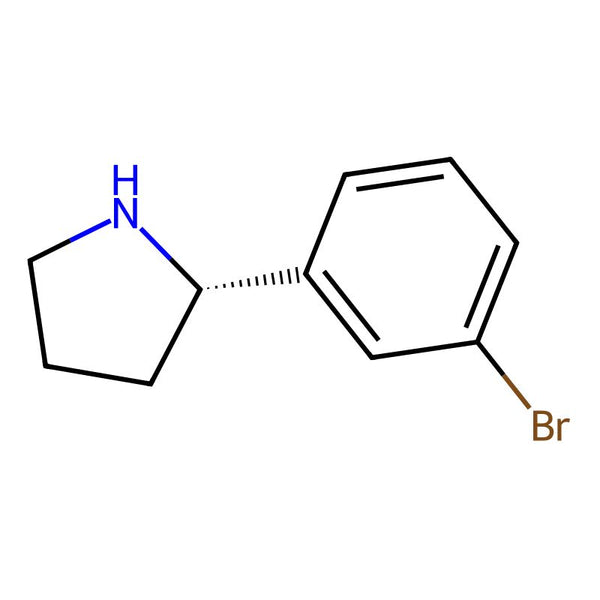 (S)-2-(3-Bromophenyl)pyrrolidine|CS-0101646|1217694-15-9
