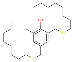 2-Methyl-4,6-bis[(n-octylthio)methyl]phenol, 96% | 110553-27-0