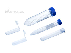 Centrifuge tubes, 5 mL, attached cap, with scale, 300 tubes/pack|920396