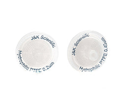 Syringe filter, PTFE membrane (hydrophillic), non-sterile, 25mm, 0.45µm, 100 pcs/pack|2123716