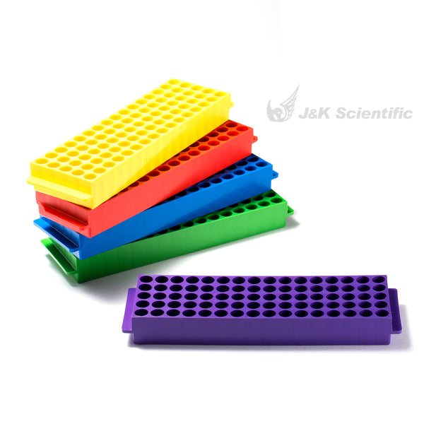 Microtube racks, 80-well, PP, suit for 1.5/2 ml microcentrifuge tubes, multi-colored|951413