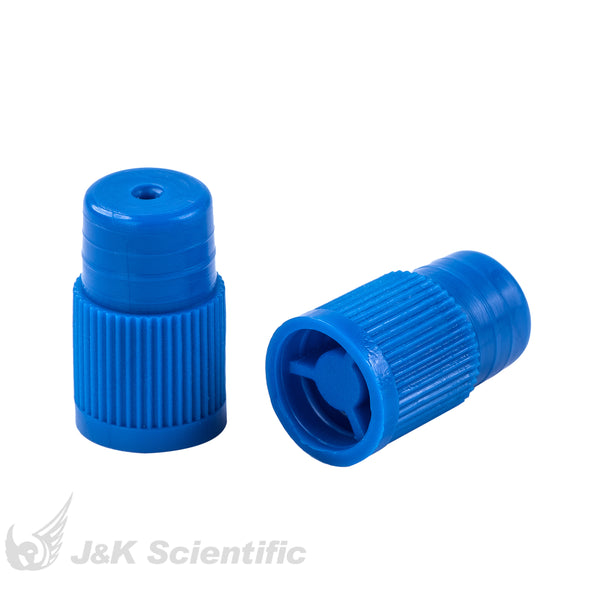 Test tube caps, 12mm O.D., blue, suit for 12 x 75 mm tubes|951400