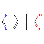 2-Methyl-2-(pyrimidin-5-yl)propanoic acid|CS-0216257|1248288-05-2
