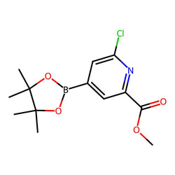 Methyl 6-chloro-4-(4,4,5,5-tetramethyl-1,3,2-dioxaborolan-2-yl)-2-pyridinecarboxylate|CS-0649493|2223030-97-3