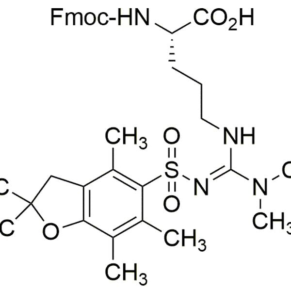 Na-Fmoc-Nw, Nw-dimethyl-Nw'-(2,2,4,6,7-pentamethyldihydrobenzofuran-5-sulfonyl)-L-arginine|16941|1185841-84-2