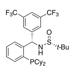 [S(R)]-N-[(S)-3,5-(Bis(trifluoromethyl)phenyl][2-(dicyclohexylphosphino)phenyl]methyl]-2-methyl-2-propanesulfinamide, 95%|15-8817