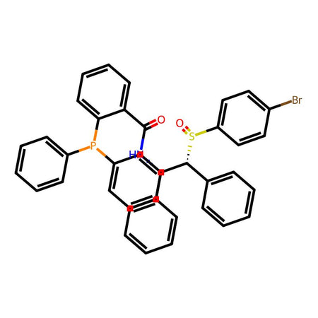 N-[(1S,2R)-2-[(R)-(4-Bromophenyl)sulfinyl]-1,2-diphenylethyl]-2-(diphenylphosphino)-benzamide, 95%|2409353|1570510-62-1