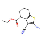 Ethyl 2-amino-3-cyano-4,5,6,7-tetrahydrobenzo[b]thiophene-4-carboxylate|CS-0320796|175599-83-4