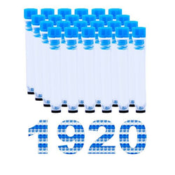 cryoking 1.0ml sbs format screw top minitubes with blue caps. the 2d barcoded vials are internally threaded, gamma ratiation sterilized and suitable for liquid nitrogen storage. 96 tubes/bag, 5 bags/p|88-4103