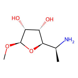 (2R,3S,4R,5R)-2-((S)-1-Aminoethyl)-5-methoxytetrahydrofuran-3,4-diol|CS-0103768|2244622-23-7