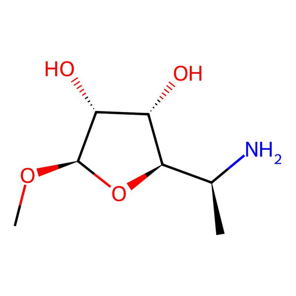 (2R,3S,4R,5R)-2-((S)-1-Aminoethyl)-5-methoxytetrahydrofuran-3,4-diol|CS-0103768|2244622-23-7