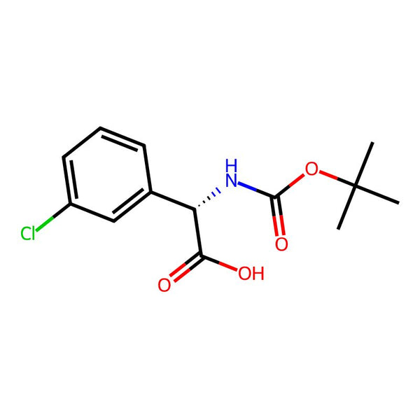 (αS)-3-Chloro-α-[[(1,1-dimethylethoxy)carbonyl]amino]benzeneacetic acid|CS-0028383|1217643-80-5