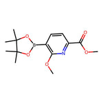 Methyl 6-methoxy-5-(4,4,5,5-tetramethyl-1,3,2-dioxaborolan-2-yl)picolinate|CS-0054481|1402004-07-2