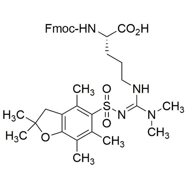 Na-Fmoc-Nw, Nw-dimethyl-Nw'-(2,2,4,6,7-pentamethyldihydrobenzofuran-5-sulfonyl)-L-arginine|16941|1185841-84-2