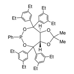 (3aS,8aS)-(+)-4,4,8,8-Tetrakis(3,5-diethylphenyl)tetrahydro-2,2-dimethyl-6-phenyl-1,3-dioxolo[4,5-e]dioxaphosphepin|15-1518