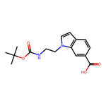 1-(2-((tert-Butoxycarbonyl)amino)ethyl)-1H-indole-6-carboxylic acid|CS-0330650|885266-68-2