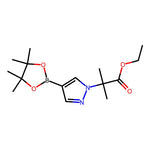 Ethyl 2-methyl-2-(4-(4,4,5,5-tetramEthyl-1,3,2-dioxaborolan-2-yl)-1H-pyrazol-1-yl)propanoate|CS-M2566|1201657-32-0
