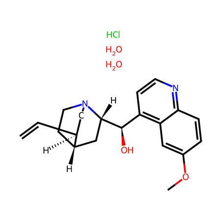 Quinine hydrochloride dihydrate, 99%|130660|6119-47-7