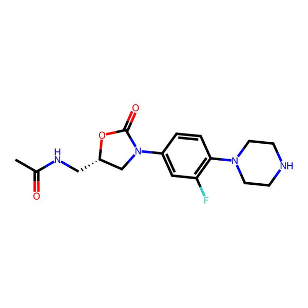 (S)-N-((3-(3-Fluoro-4-(piperazin-1-yl)phenyl)-2-oxooxazolidin-5-yl)methyl)acetamide|CS-0143178|154590-66-6