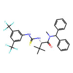 (2S)-2-[[[[3,5-Bis(trifluoromethyl)phenyl]amino]thioxomethyl]amino]-N-(diphenylmethyl)-N,3,3-trimethylbutanamide|CS-0092919|1186602-28-7