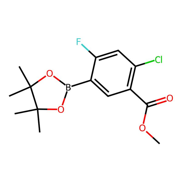 Methyl 2-chloro-4-fluoro-5-(4,4,5,5-tetramethyl-1,3,2-dioxaborolan-2-yl)benzoate|CS-0174746|1073339-13-5