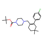 tert-Butyl 4-[[2-(4-chlorophenyl)-4,4-dimethylcyclohex-1-enyl]methyl]piperazine-1-carboxylate|CS-0010868|1228780-71-9