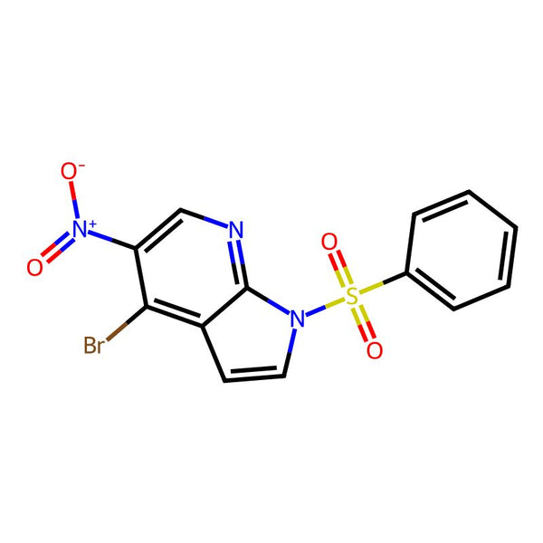 4-Bromo-5-nitro-1-(phenylsulfonyl)-1H-pyrrolo[2,3-b]pyridine|CS-0131498|1245646-53-0