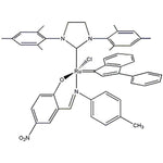 [1,3-Bis(2,4,6-trimethylphenyl)-2-imidazolidinylidene]-[2-[[(4-methylphenyl)imino]methyl]-4-nitrophenolyl]-[3-phenyl-1H-inden-1-ylidene]ruthenium(II) chloride|44-0047|934538-04-2