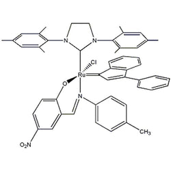 [1,3-Bis(2,4,6-trimethylphenyl)-2-imidazolidinylidene]-[2-[[(4-methylphenyl)imino]methyl]-4-nitrophenolyl]-[3-phenyl-1H-inden-1-ylidene]ruthenium(II) chloride|44-0047|934538-04-2
