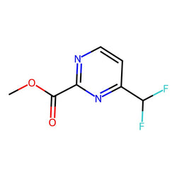 Methyl 4-(difluoromethyl)pyrimidine-2-carboxylate|CS-0102107|1355729-56-4