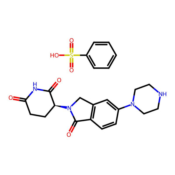 (S)-3-(1-Oxo-5-(piperazin-1-yl)isoindolin-2-yl)piperidine-2,6-dione benzenesulfonate|CS-0198433|2229714-16-1