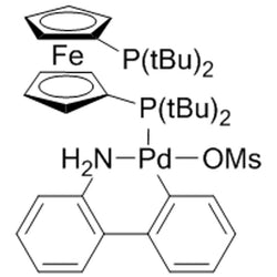 Methanesulfonato(1,1’-bis(di-t-butylphosphino)ferrocene)(2'-amino-1,1'-biphenyl-2-yl)palladium(II),  min. 98% [DTBPF Palladacycle Gen. 3]|46-2158
