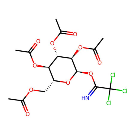 2,3,4,6-Tetra-O-acetyl-α-D-glucopyranosyl trichloroacetimidate, 98%|974933|74808-10-9