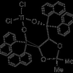 (4R,5R)-(-)-2,2-Dimethyl-α;,α;,α;',α;'-tetra(1-naphthyl)-1,3-dioxolane-4,5-dimethanolatotitanium(IV) dichloride acetonitrile adduct|22-0761|197389-47-2