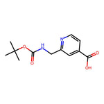 2-({[(tert-Butoxy)carbonyl]amino}methyl)pyridine-4-carboxylic acid|CS-0223308|473924-63-9