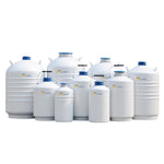 liquid nitrogen tank 35.5l,neck diameter 125mm,max. capacity 750vials,include 6 square racks(5 layers) with 5*5 cryogenic boxes; lockable lid included; carrying cart can be ordered.|CKS-L035Q125