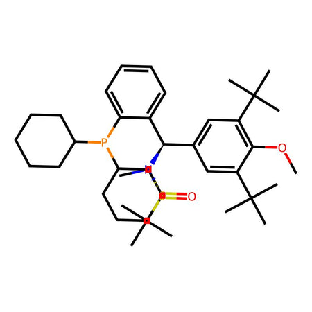 [S(R)]-N-[(R)-[3,5-Bis(1,1-dimethylethyl)-4-methoxyphenyl][2-(dicyclohexylphosphino)phenyl]methyl]-N,2-dimethyl-2-propanesulfinamide, 95%|9223220|2565792-49-4