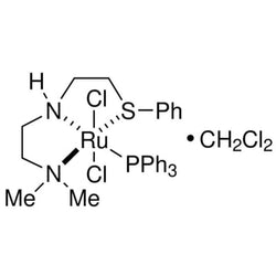 Dichloro[rel-[N2(S)]-N1,N1-dimethyl-N2-[2-[(R)-phenylthio-κS]ethyl]-1,2-ethanediamine-κNN1,κN2](triphenylphosphine)ruthenium(II), compd. with dichloromethane|44-0575|1799787-31-7
