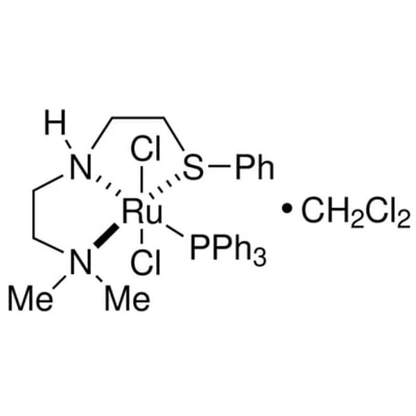 Dichloro[rel-[N2(S)]-N1,N1-dimethyl-N2-[2-[(R)-phenylthio-κS]ethyl]-1,2-ethanediamine-κNN1,κN2](triphenylphosphine)ruthenium(II), compd. with dichloromethane|44-0575|1799787-31-7