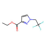 Ethyl 1-(2,2,2-trifluoroethyl)-1H-pyrazole-3-carboxylate|CS-0613943|1864016-41-0