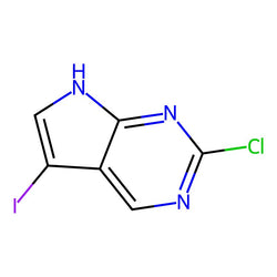 2-Chloro-5-iodo-7H-pyrrolo[2,3-d]pyrimidine|CS-W006050|1060815-90-8
