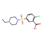 2-Chloro-5-[(4-ethylpiperazin-1-yl)sulfonyl]benzoic acid|CS-0218369|263897-19-4