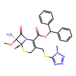 Benzhydryl (6R,7S)-7-amino-7-methoxy-3-(((1-methyl-1H-tetrazol-5-yl)thio)methyl)-8-oxo-5-thia-1-azabicyclo[4.2.0]oct-2-ene-2-carboxylate|CS-W009614|56610-72-1