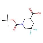 1-(tert-Butoxycarbonyl)-5,5-difluoropiperidine-3-carboxylic acid|CS-W001366|1255666-86-4